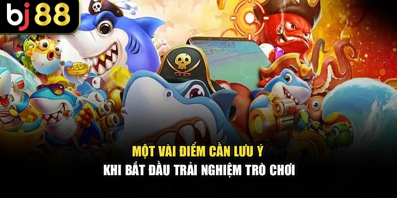 Một vài điểm cần lưu ý khi bắt đầu trải nghiệm trò chơi
