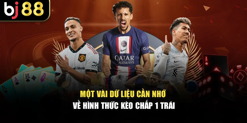 Một vài dữ liệu cần nhớ về hình thức kèo chấp 1 trái